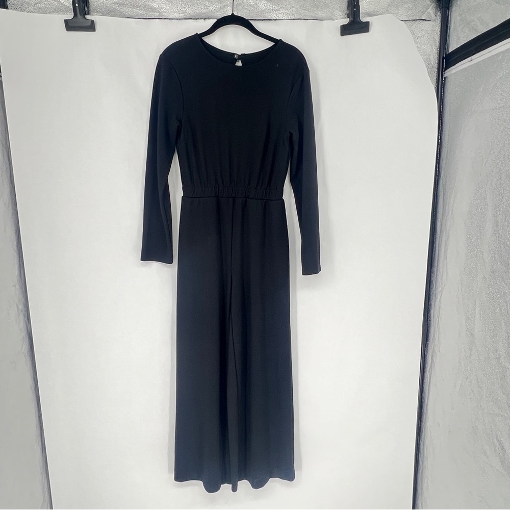 Leze The Label Black Long Sleeve Jumpsuit